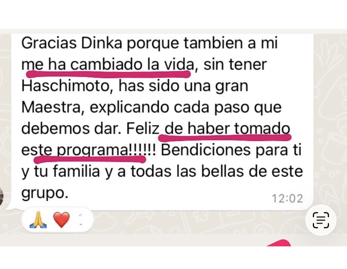 Testimonio real de alumna, cambio de vida